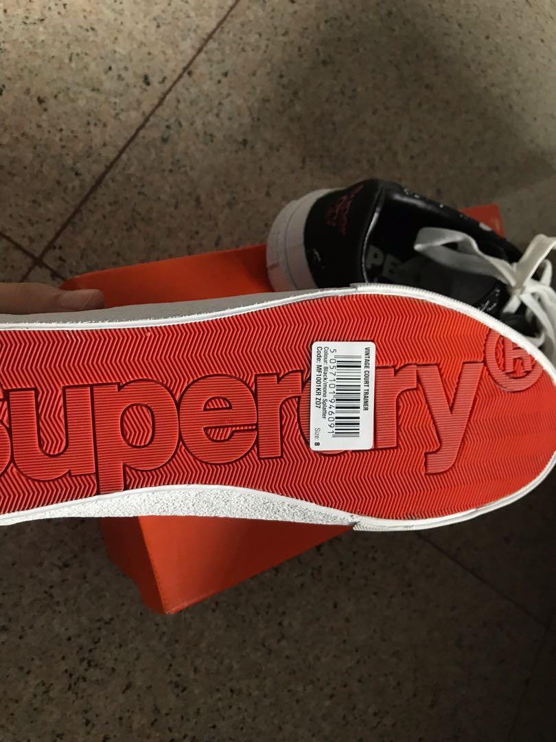 superdry vintage court trainer