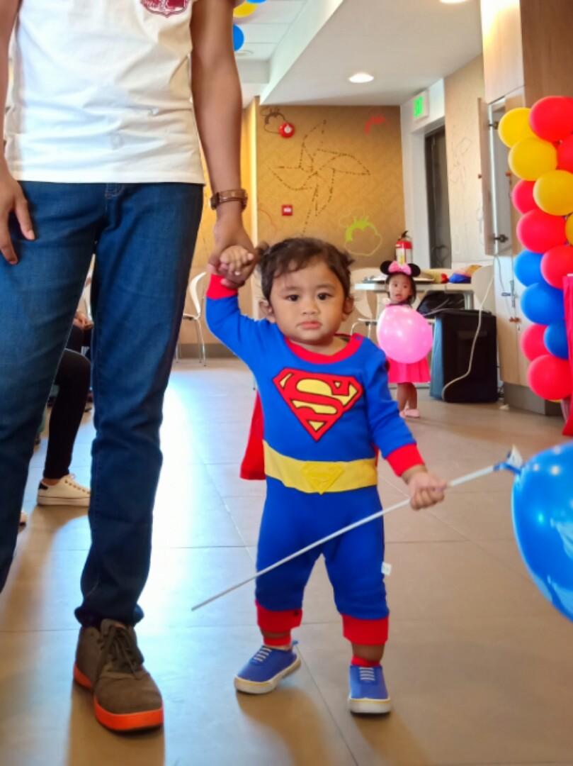 Superman costume for 1yr. Old, Babies & Kids, Babies & Kids Fashion on