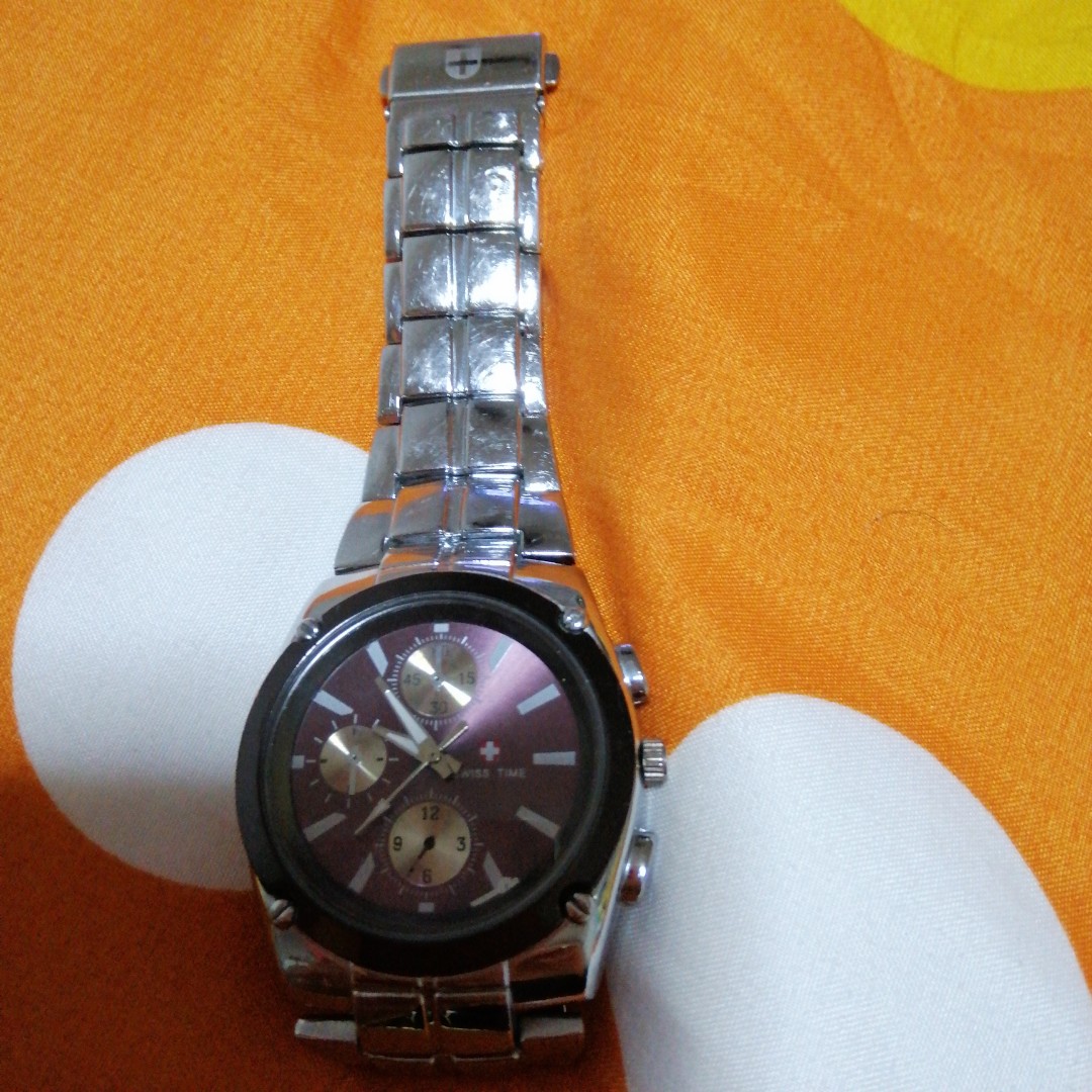 swiss time quartz watch