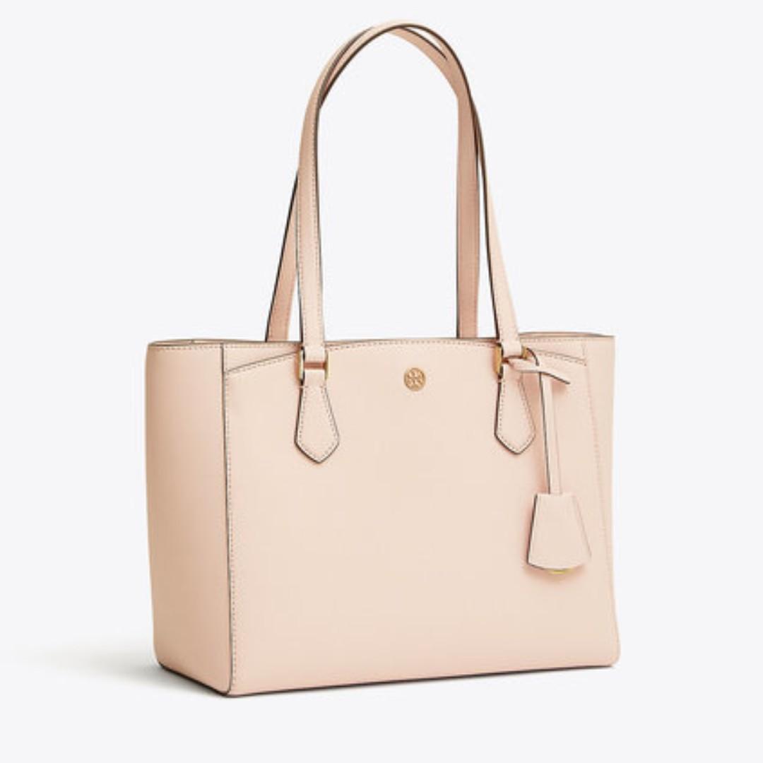 tory burch robinson triple compartment tote