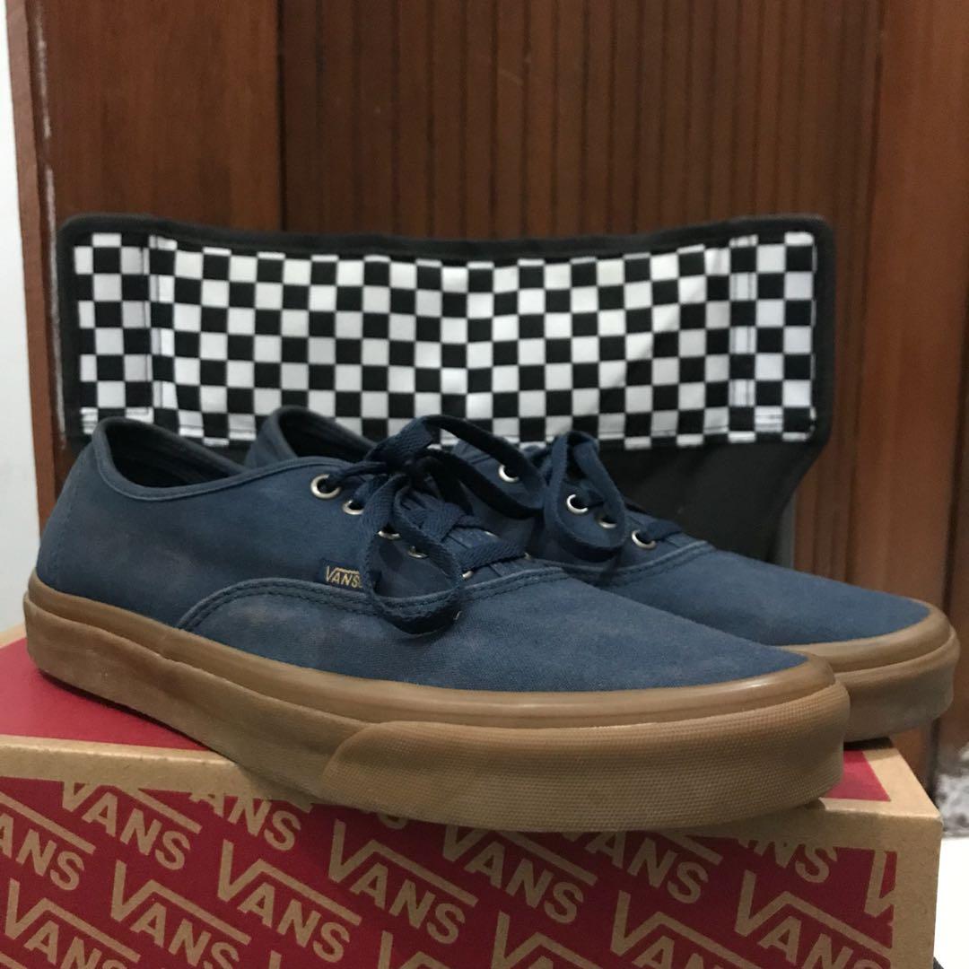 Vans authentic gumsole dark denim discount