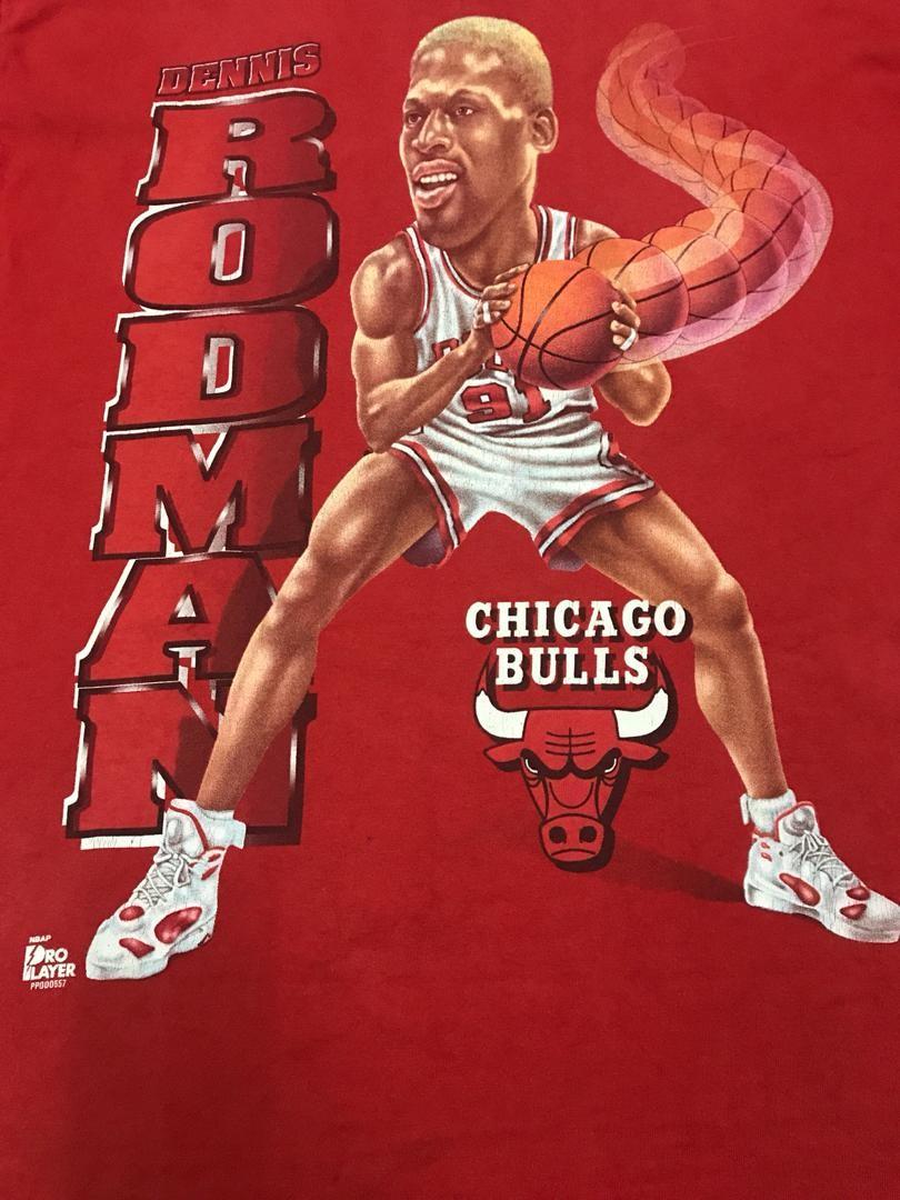 Dennis rodman chicago 2025 bulls t shirt