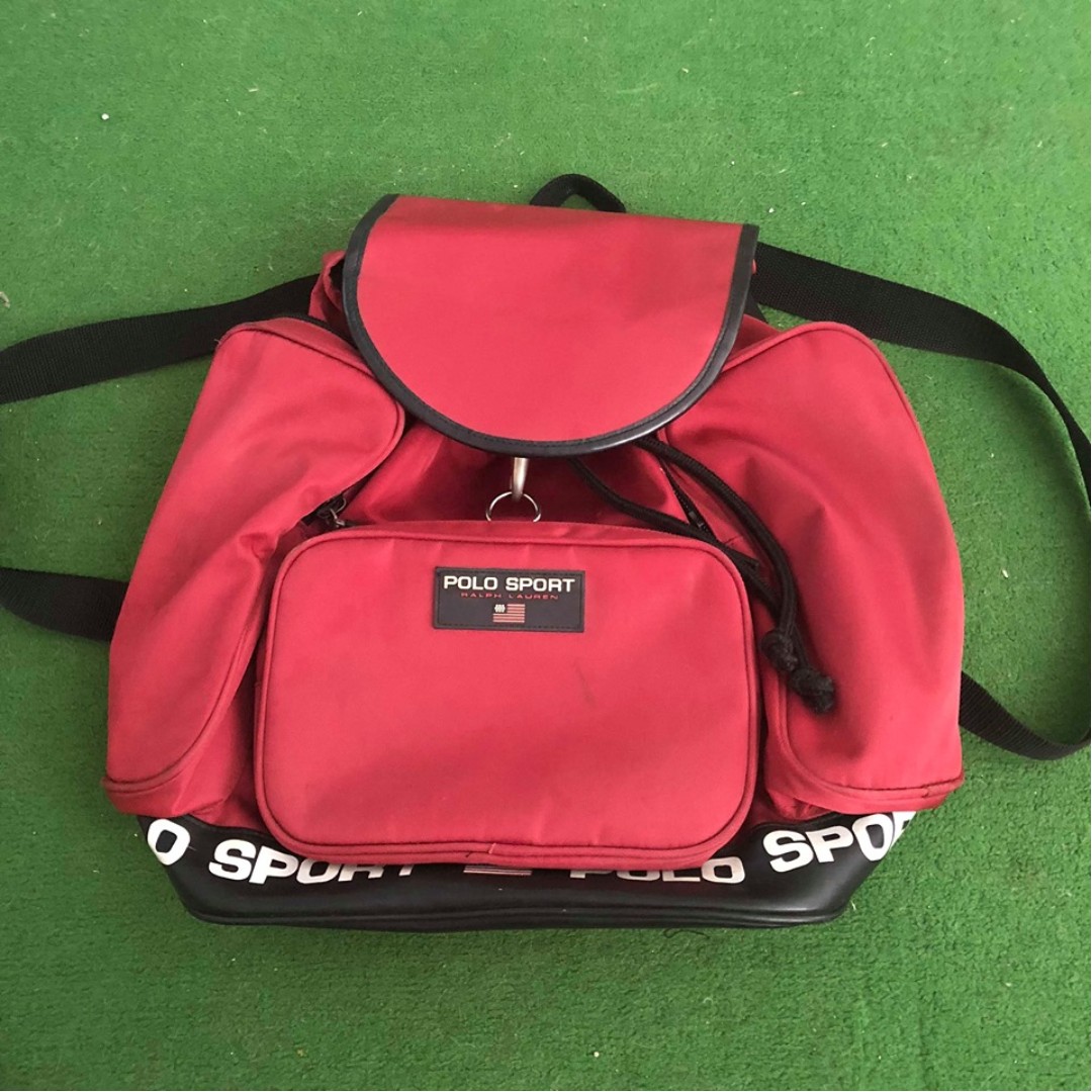 Vintage Ralph Lauren Polo Sport backpack, Men's Fashion, Bags