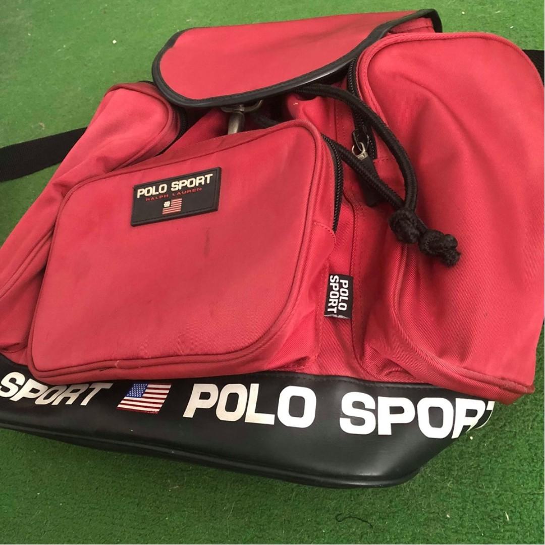 Vintage Ralph Lauren Polo Sport backpack, Men's Fashion, Bags