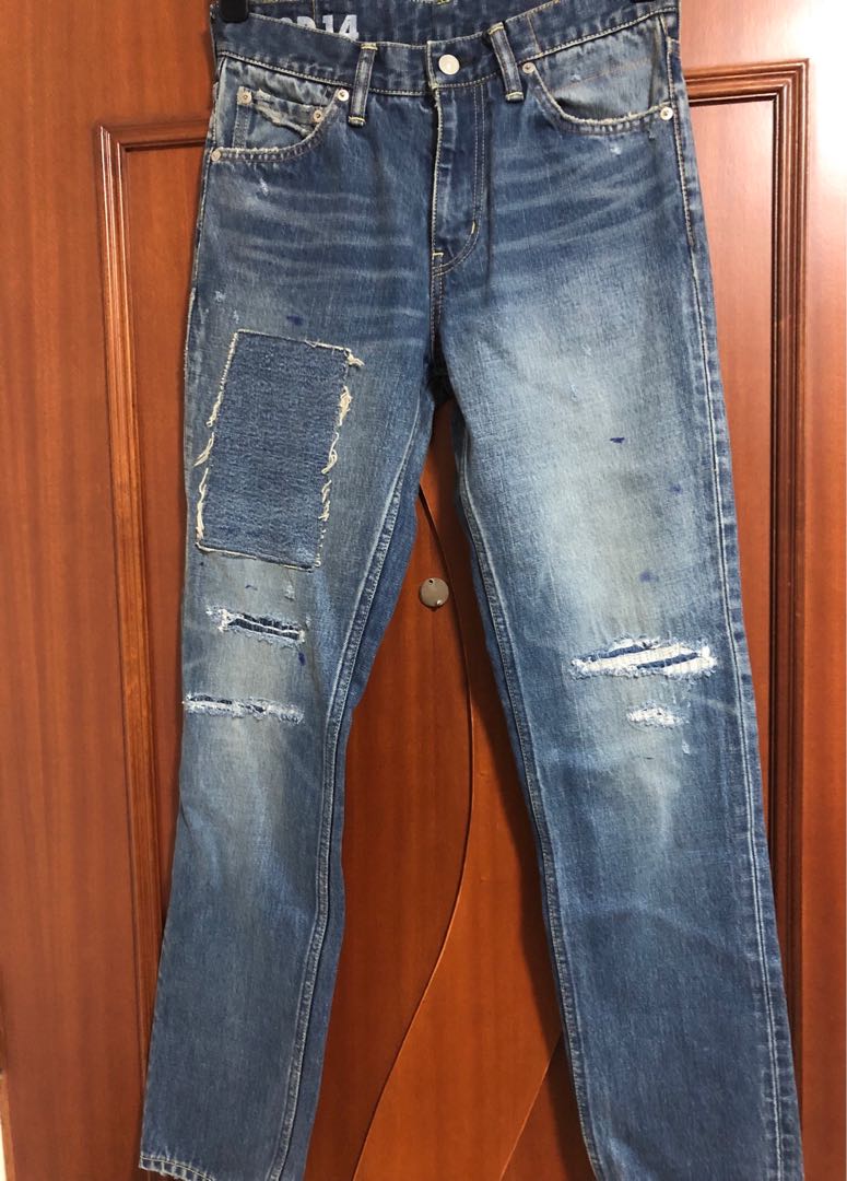 Visvim social sculpture 03 d14 denim, 男裝, 褲＆半截裙, 牛仔褲