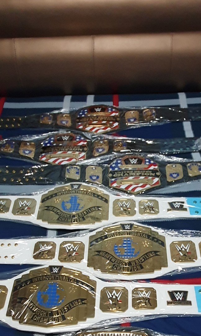Wwe U S Intercontinental Title Belt Commemorative Everything Else On Carousell