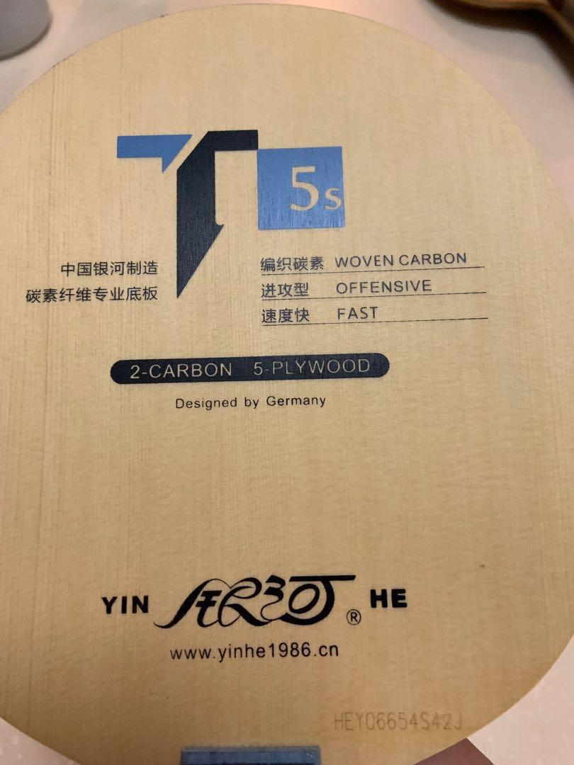 Yinhe T5s HinokiCarbon (Table Tennis Blade), Sports Equipment, Sports