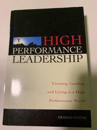 High Performance Leadership - Graham Winter (Hard Cover)