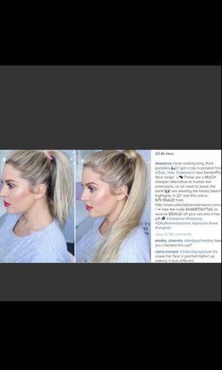 Clip in Pony Extension