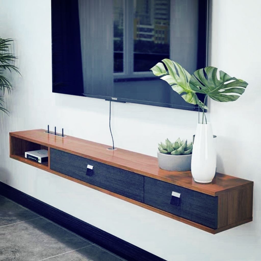 D I Y 1 2m 6m 8m Wall Mount Tv Console Cabinet