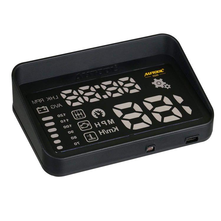 12V Vehicle HUD OBD Speedometer, Engine Trouble Alarm, Fuel Consumption ...