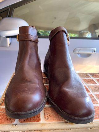 Clarks Brown Leather Shoes
