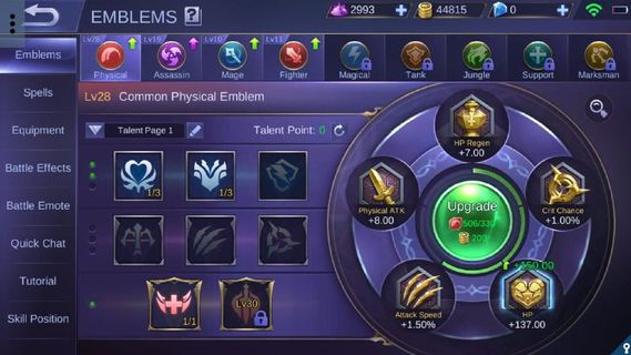 mobile legend account