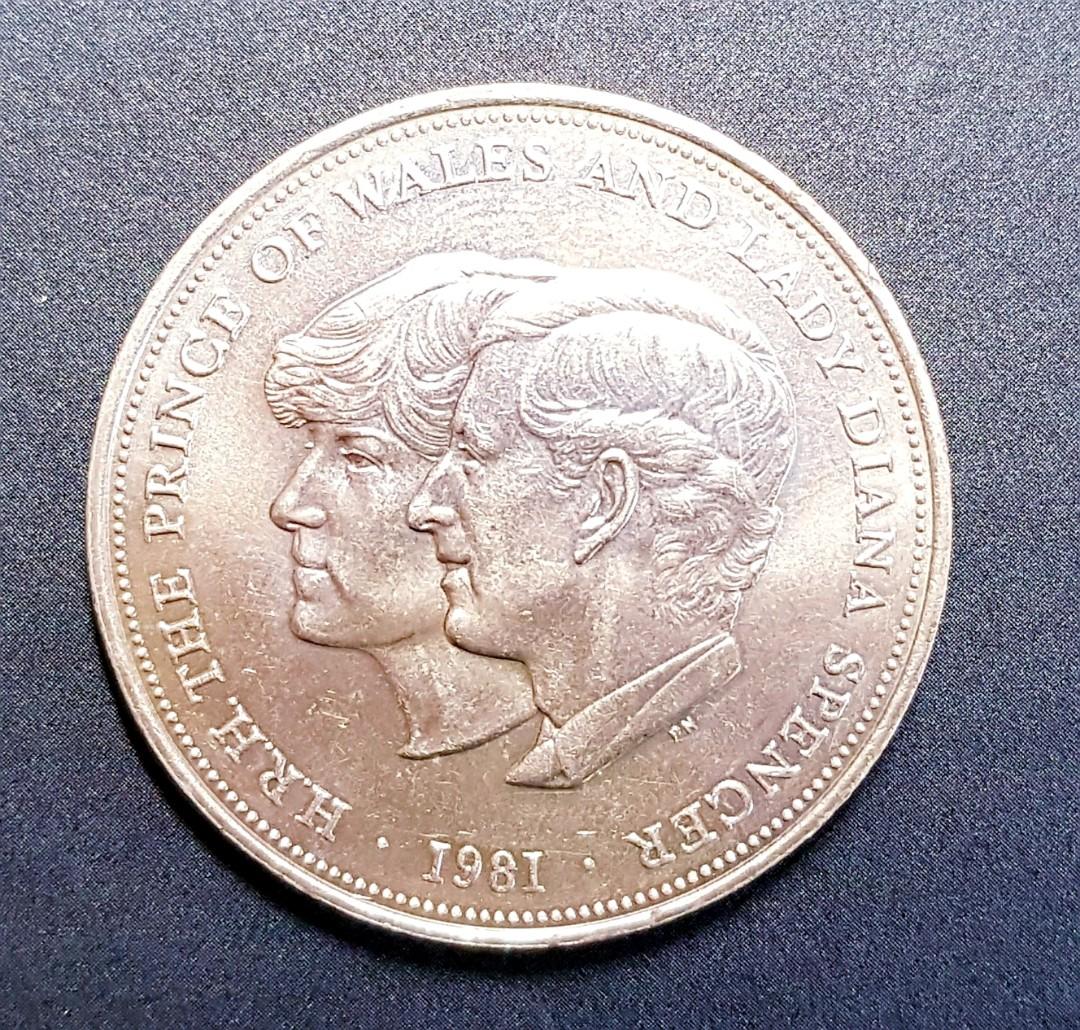 1981 Prince Charles And Lady Diana Commemorative Coin Vintage Collectibles Currency On Carousell