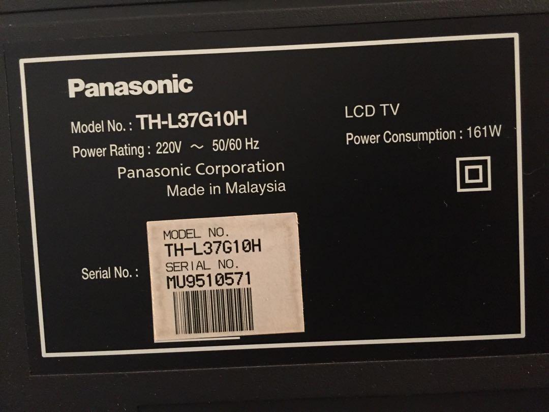 Panasonic VIERA TV 37吋(全高清數碼電視), 家庭電器, 電視& 其他娛樂