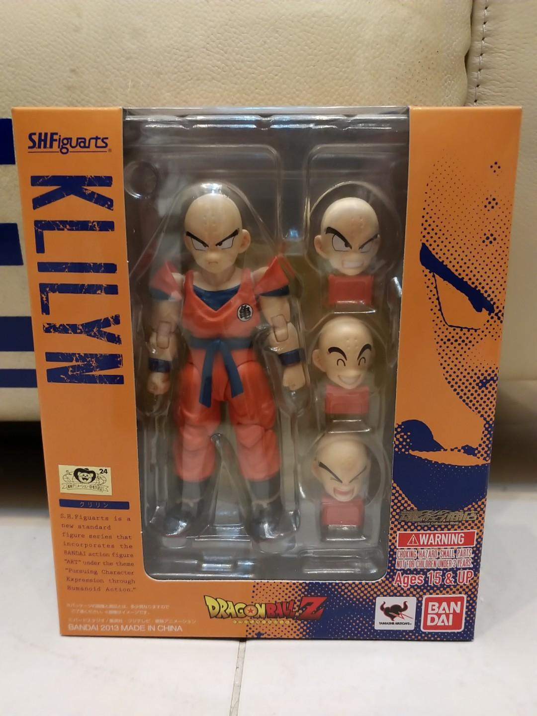 全新日版魂shop 限定連啡盒龍珠shf Dragon Ball Z 無閑無閒klilyn Kiririn 玩具 遊戲類 其他 Carousell