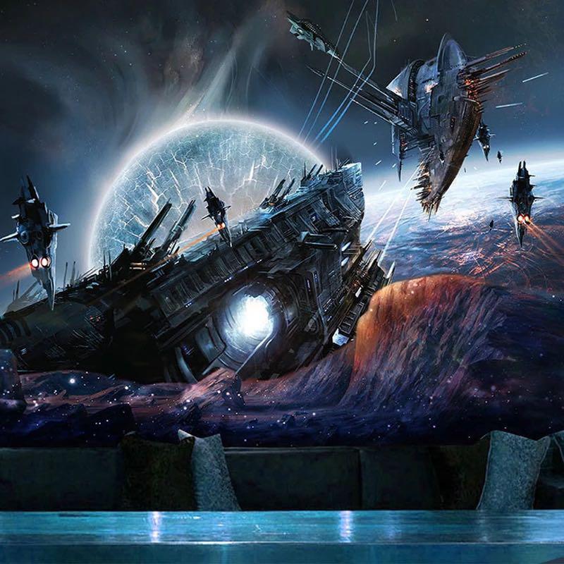 Customised 3d Starwars Wallpaper Furniture Home Decor Others