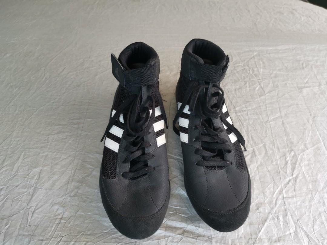 legumbres Hacer rosado Adidas HVC2 Deadlift/Powerlifting/Wrestling shoes US 9.5, Men's Fashion,  Activewear on Carousell