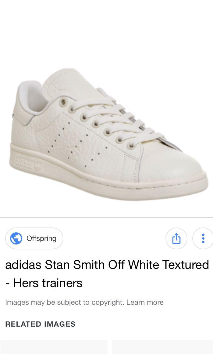 adidas stan smith off white textured