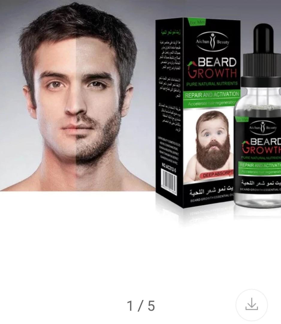 Aichun Beauty Beard Hair Growth Pure Natural Nutrients Skin