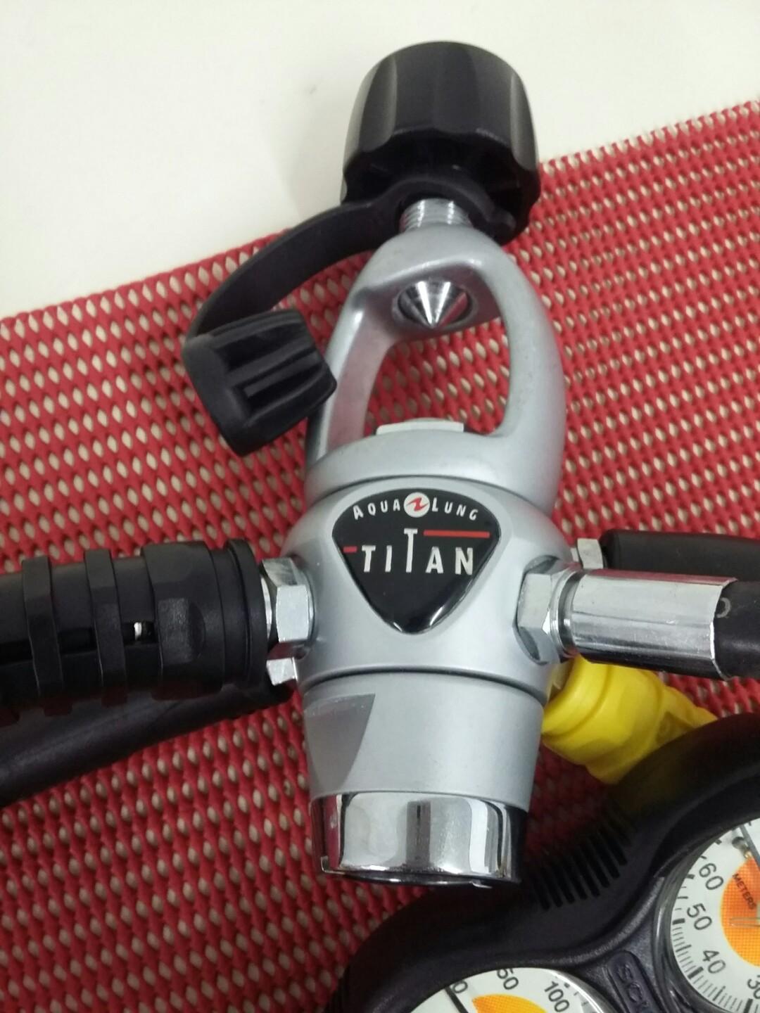 AQUALUNG TITAN SUPREME REGULATOR SCUBAPRO GLIDE 1000 BCD