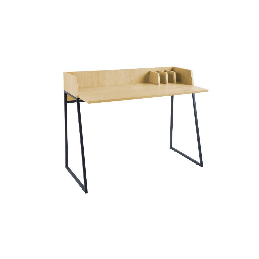 As Is Brittany Working Desk Oak 2 Furniture Tables Chairs