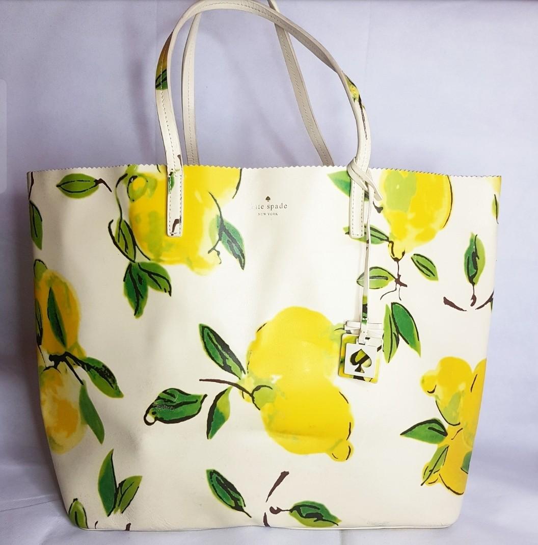 Kate spade shop lemon tote bag