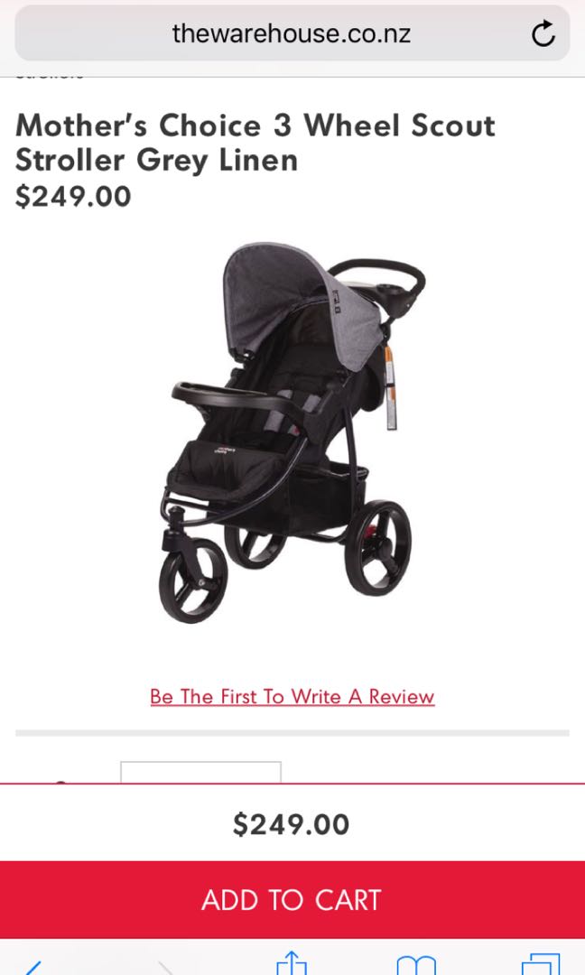 Mothers choice hot sale stroller nz