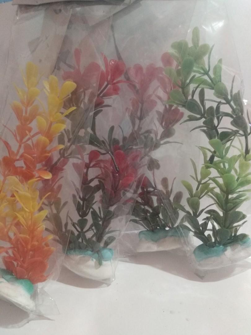 Bapau Accesories Bunga Aquarium M Perlengkapan Hewan Aksesoris Hewan Di Carousell