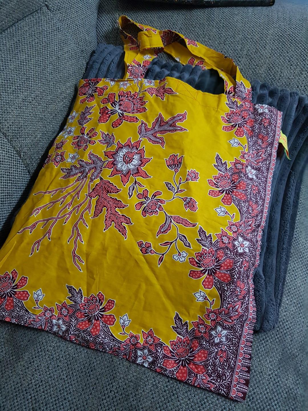 Batik Bag Totebag from Indonesia, Women's Fashion, Bags & Wallets, Tote ...
