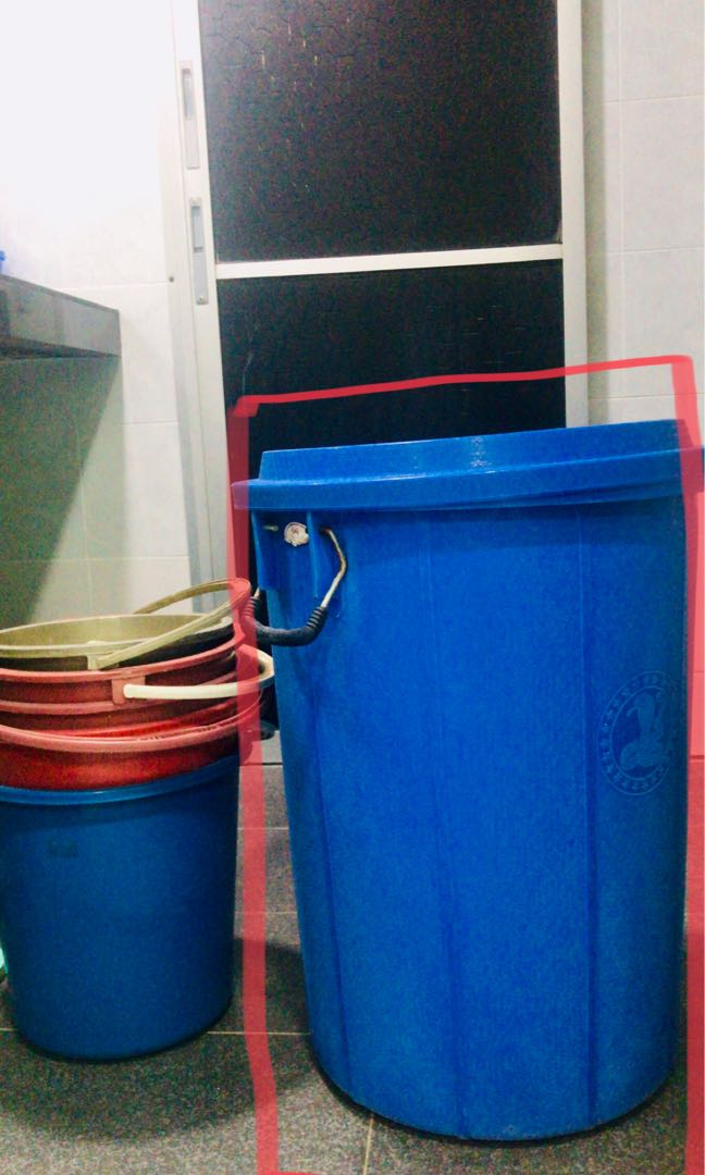 Plastic bucket cheap big size