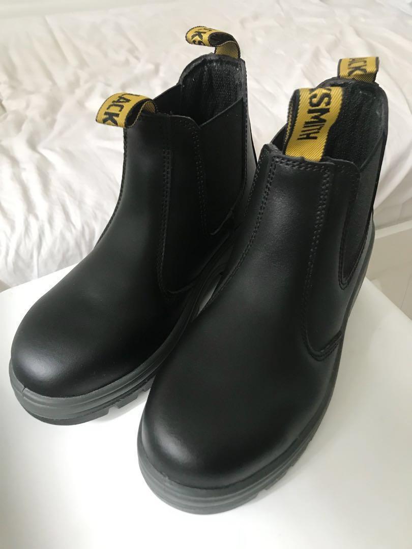 Blacksmith steel cap top boots