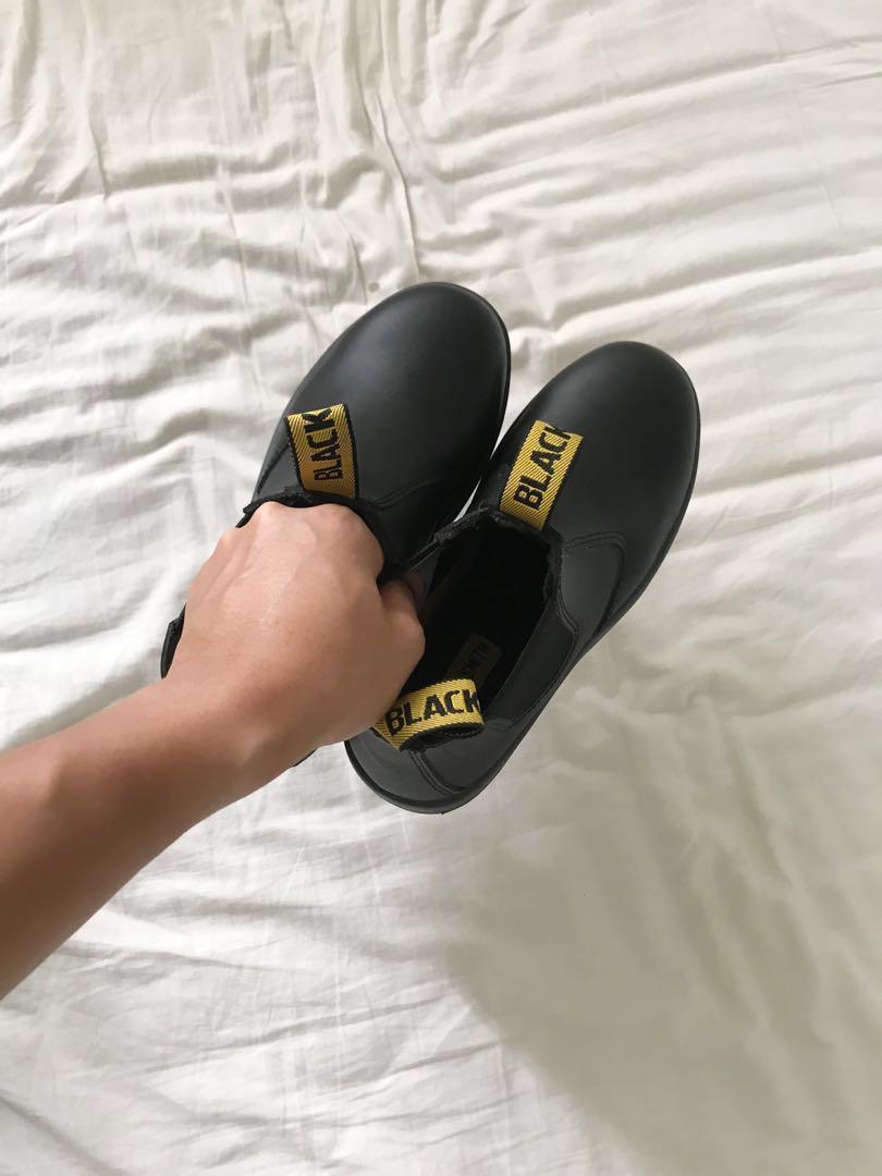 blacksmith steel cap boots