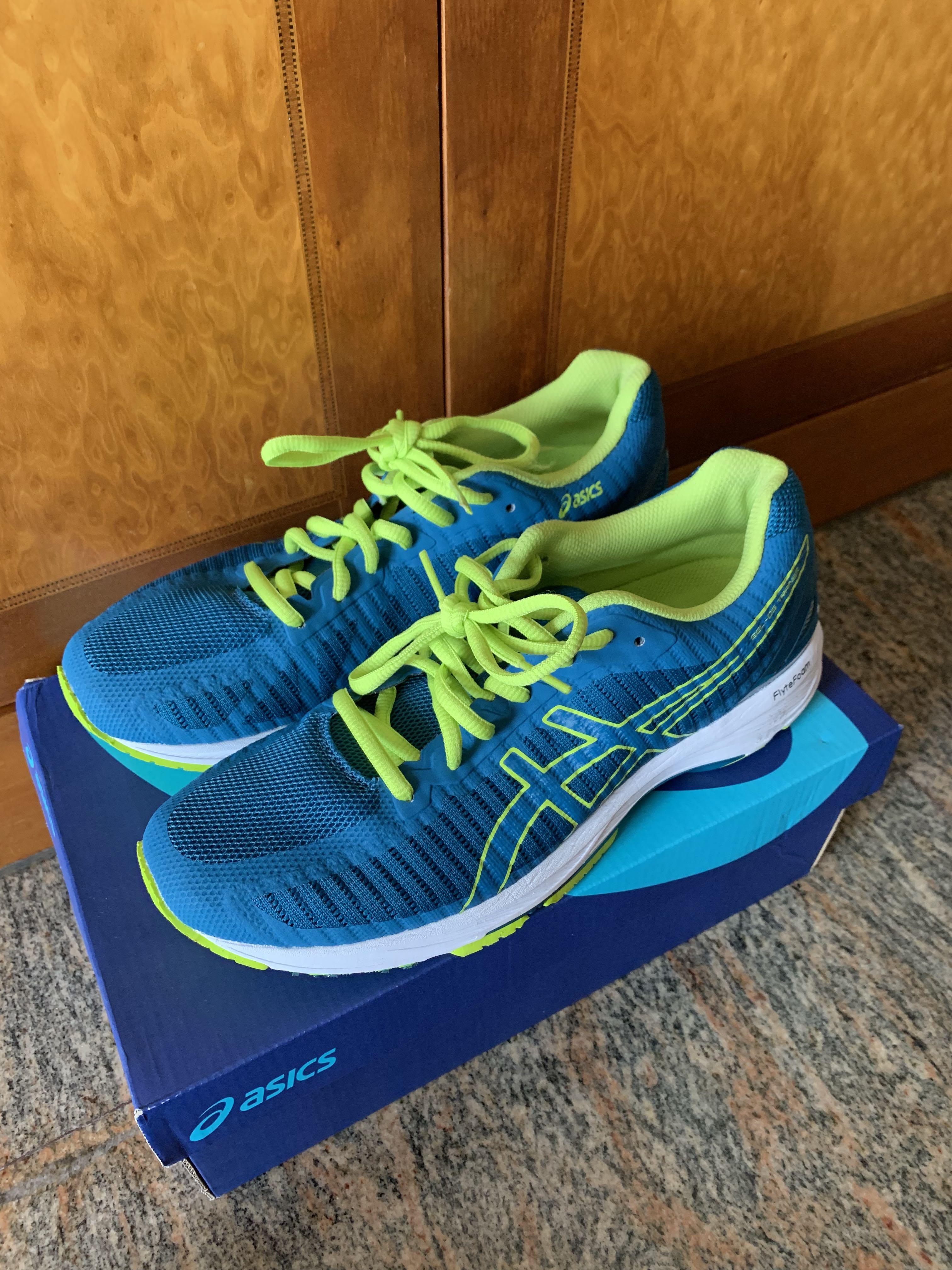 Asics gel-ds trainer 23 deep aqua/neon lime outlet
