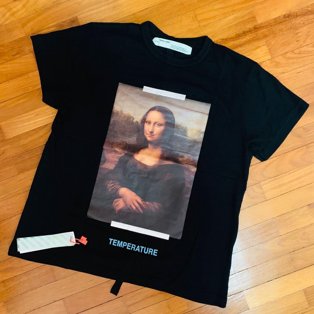 Brand New Mona Lisa Off White Tee Women S Fashion Clothes Tops