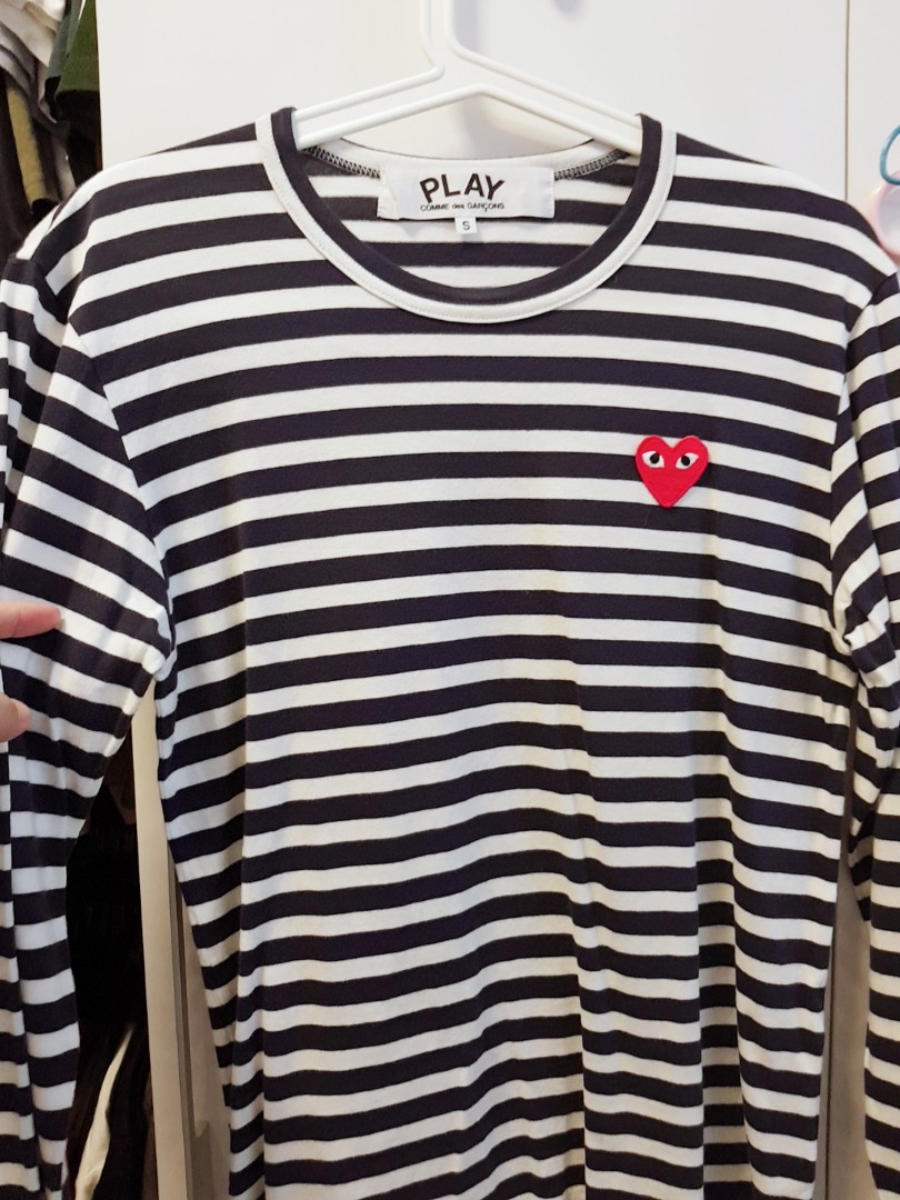 cdg striped