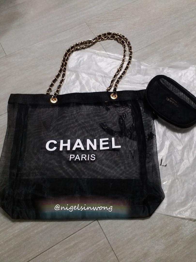 Chanel Bag 網紗袋 沙灘袋 網袋 Vip Gift 女裝 手袋及銀包 長銀包 Carousell Chanel Bag 網紗袋 沙灘袋 網袋 Vip Gift 女裝 手袋及銀包 長銀包 Carousell