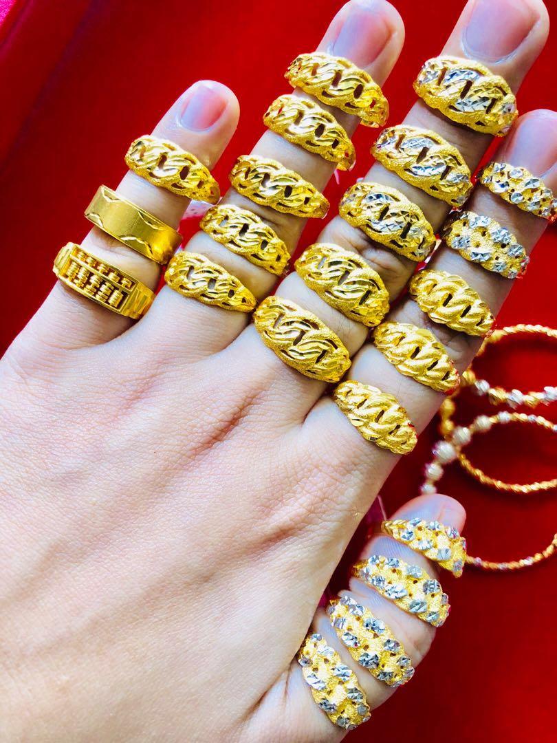 Cincin Coco Emas 916 Women S Fashion Jewellery On Carousell