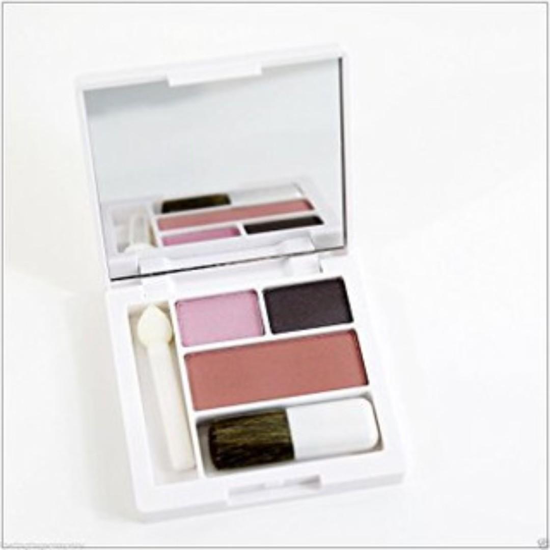 Clinique All About Shadow Duo With Blush (Category: Makeup) located in Manila. Submitted by memorylanestore (Listing ID 229372585, Image 1). Description: Product Description This is a beautiful eye and cheek palette from Clinique. Long-wearing powder eye colour and a warm, natural-looking powder blush for all skins. Sheer, buildable colour gives cheeks a radiant glow. Silky, fresh finish, too. Will fit into the smallest evening bag! Perfect for t