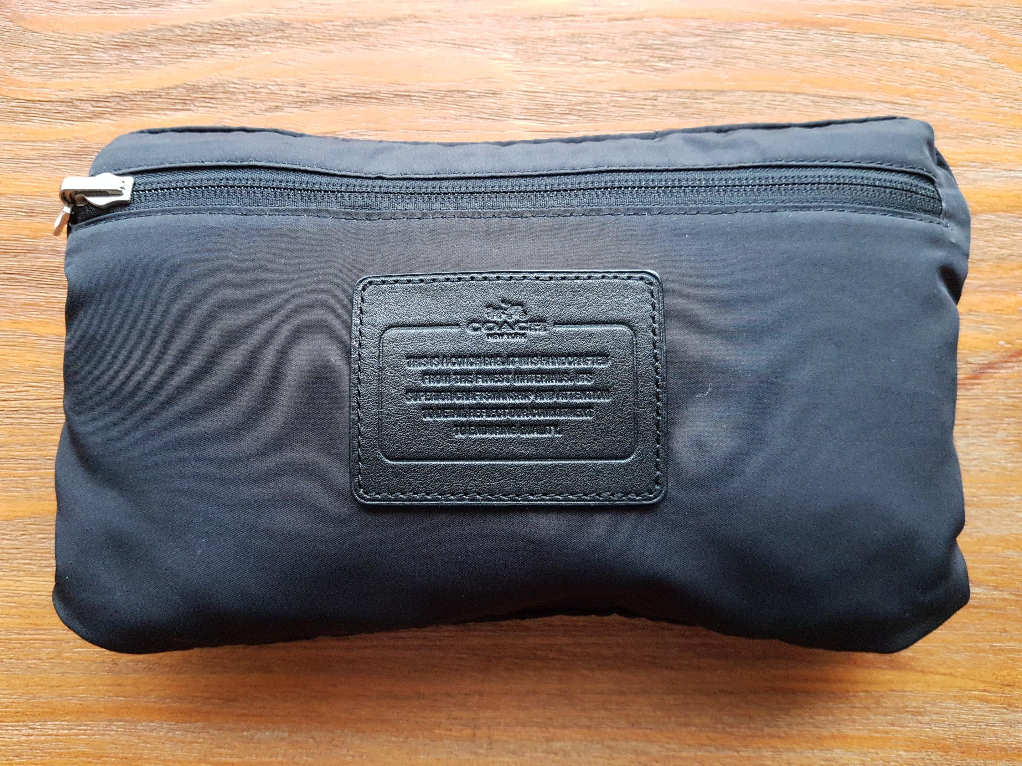 Coach foldable on sale travel bag