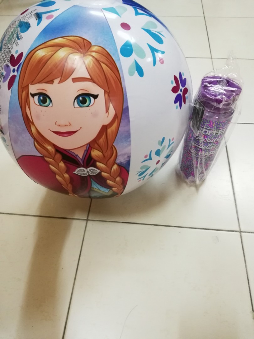 frozen beach ball