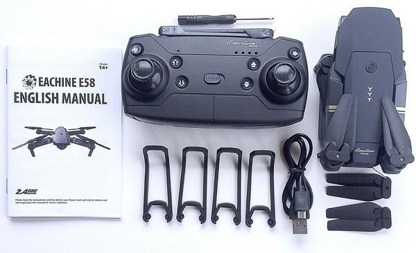 E58 pocket drone sd card deals