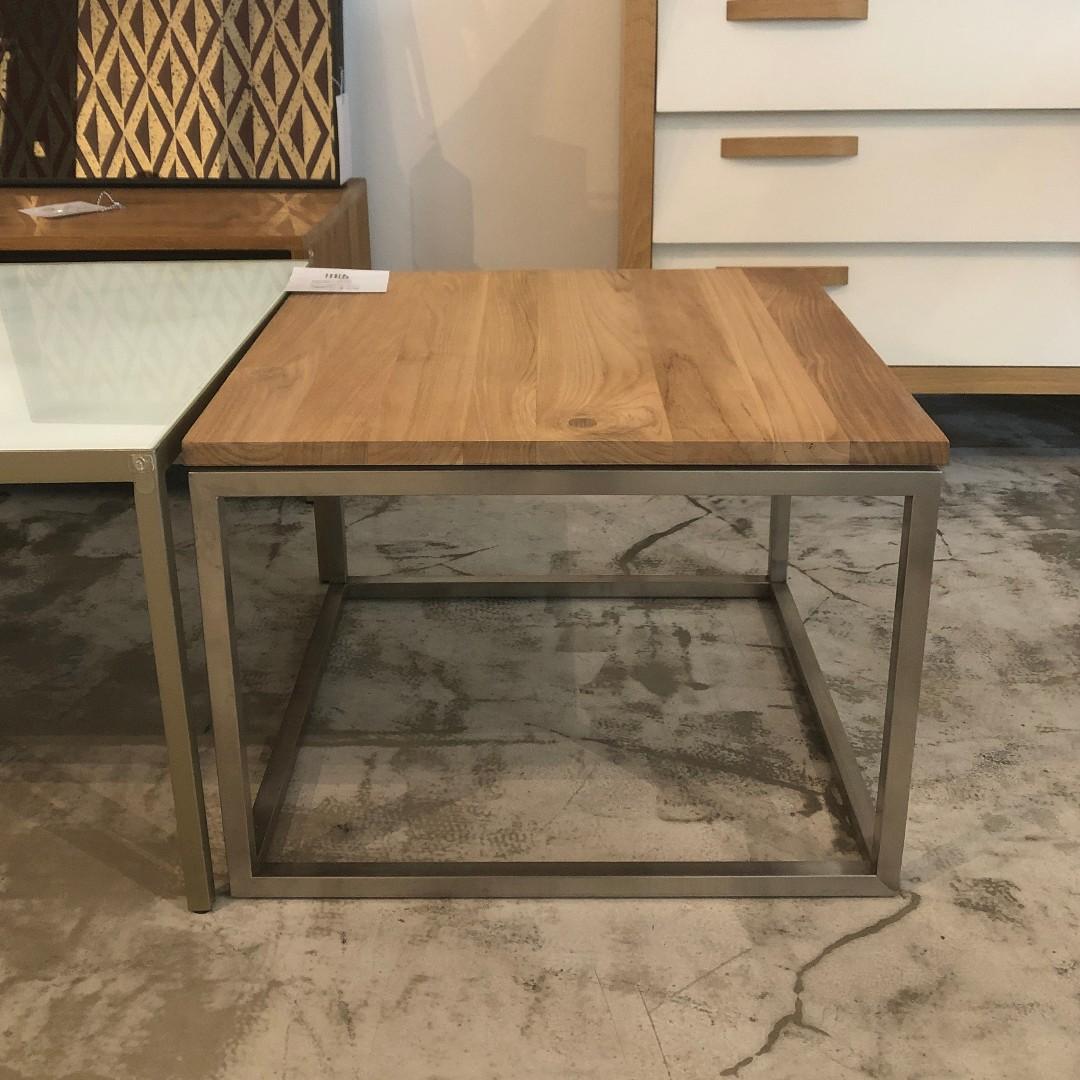 Ethnicraft Teak Thin Side Table 55x55x40 Cm Furniture Tables Chairs On Carousell