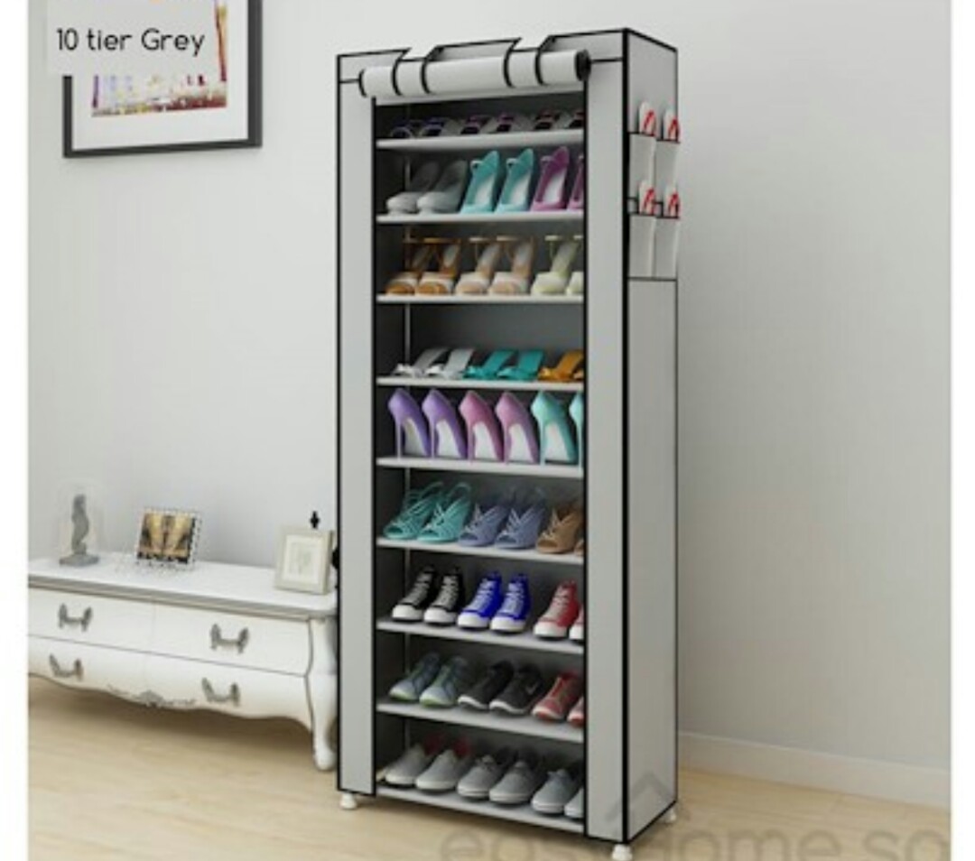 6-Tier Space-Saving Hanging Canvas Shoe Storage Organizer | Buy Online in  South Africa | takealot.com