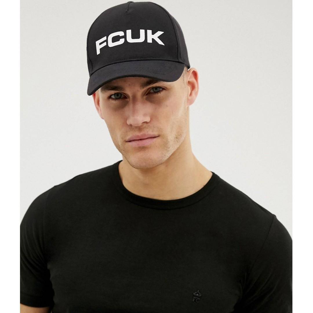 French Connection Large Logo Cap Men S Fashion Accessories Caps