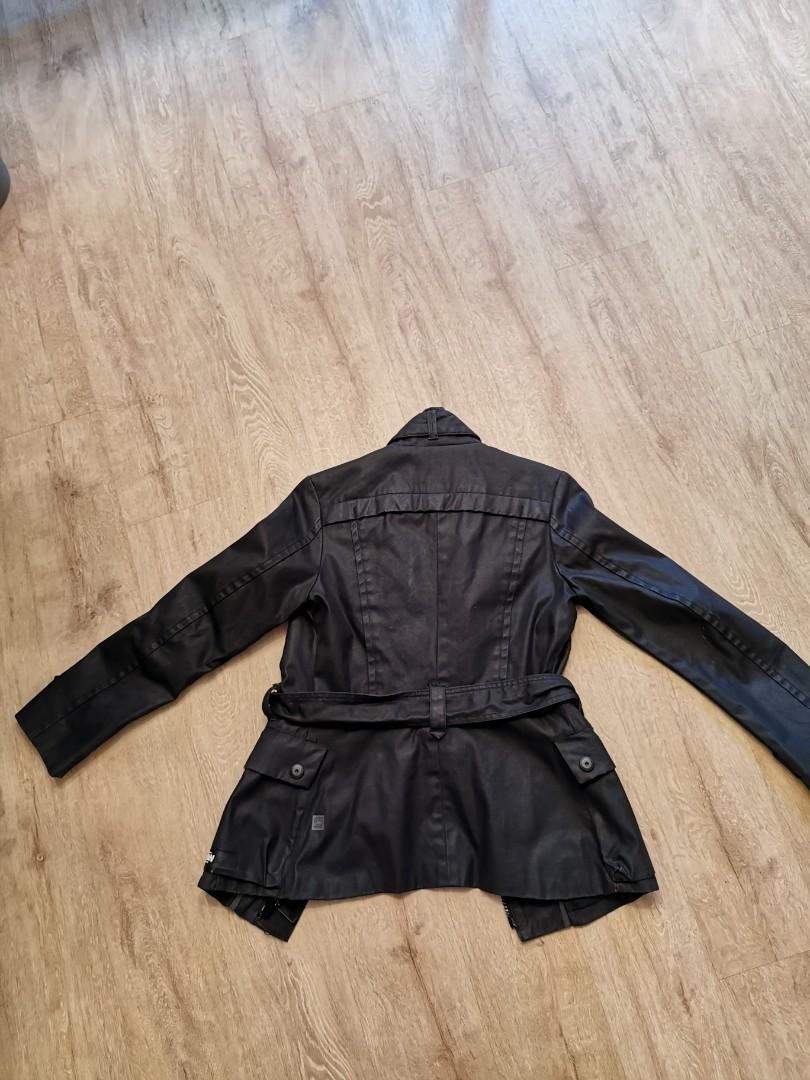 G star leather jacket womens on sale