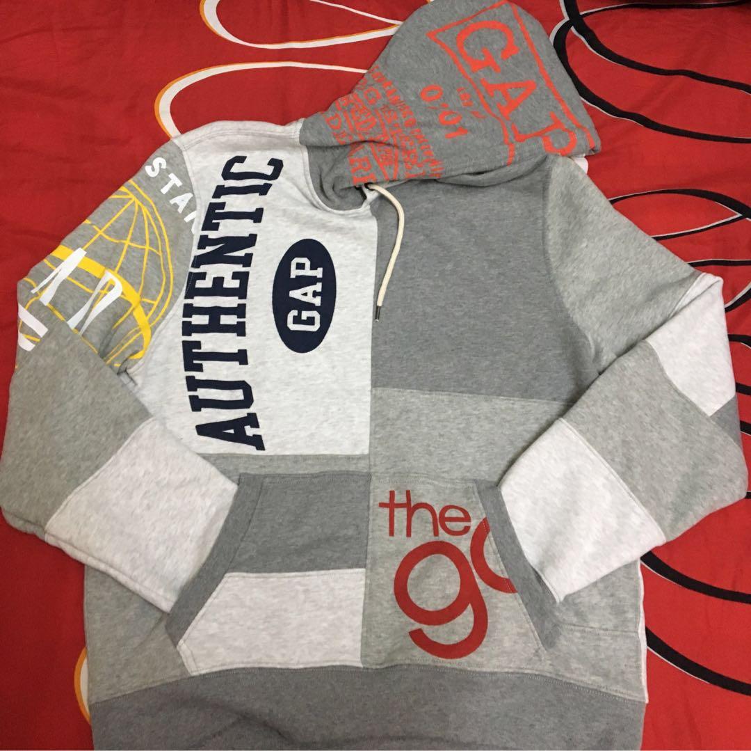 gap logo remix hoodie