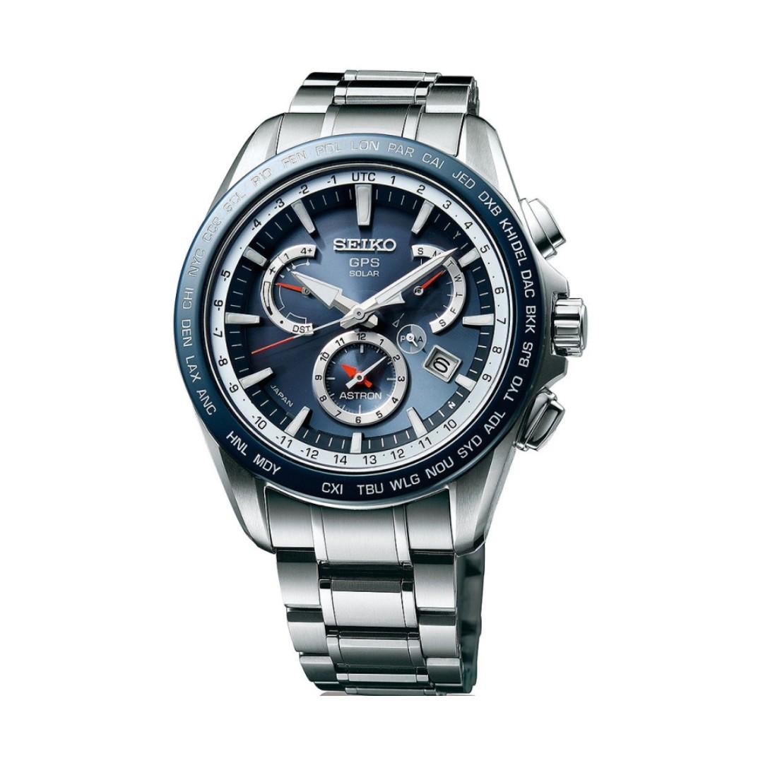 Gents Seiko Astron Gps World Time Watch Sse053j1 Men S Fashion Watches On Carousell