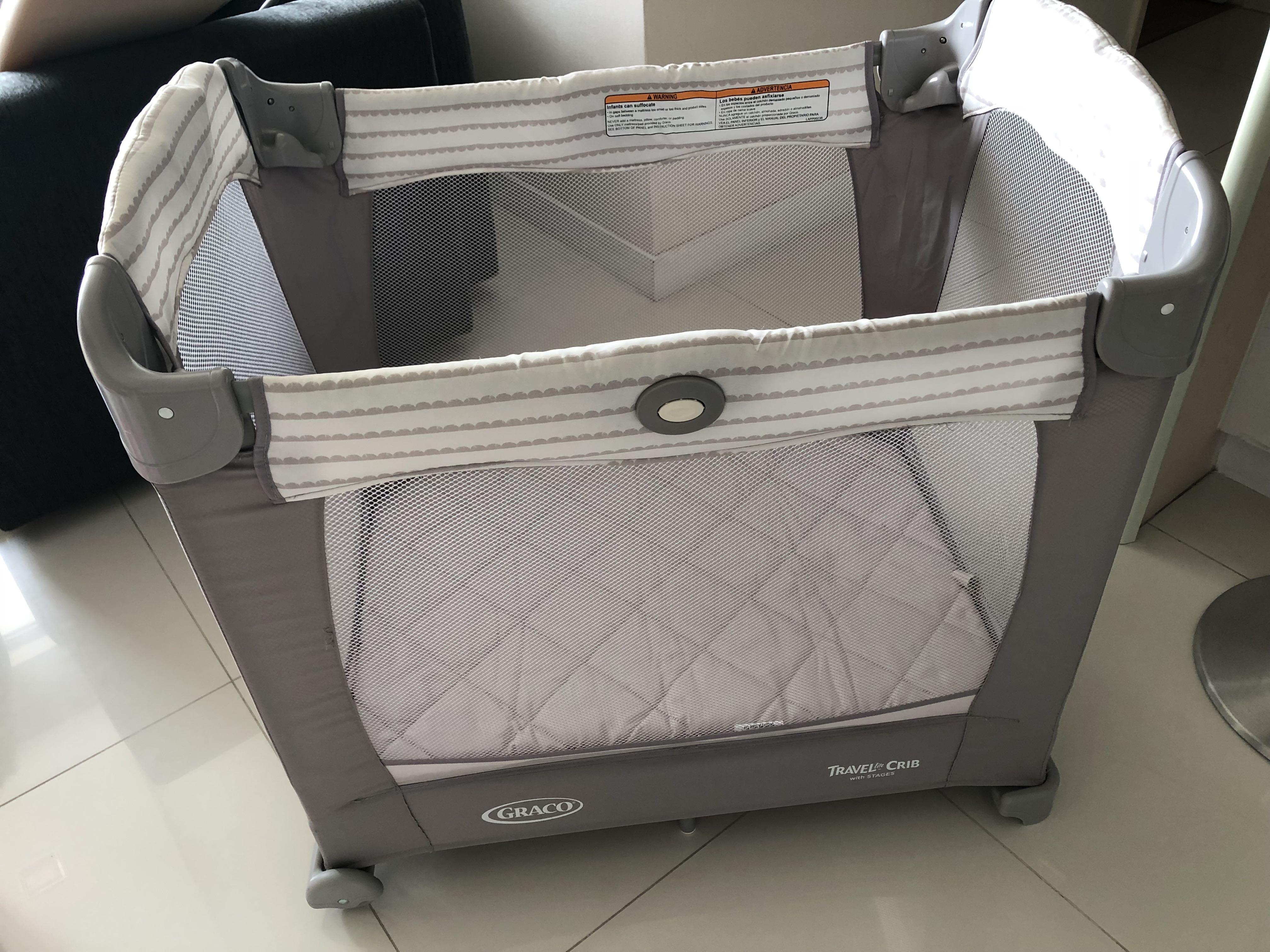 graco travel cot music instructions