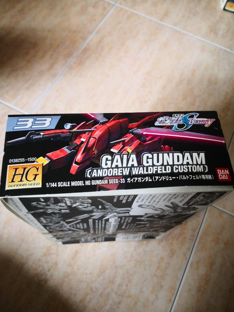 Hg Gundam Seed 1 144 33 Gaia Andrew Wardfeld Custom Hobbies Toys Toys Games On Carousell